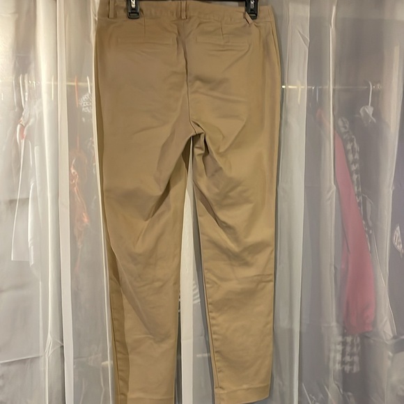 NWOT Michael Michael Kors Khaki Straight Leg Pants - Picture 7 of 9